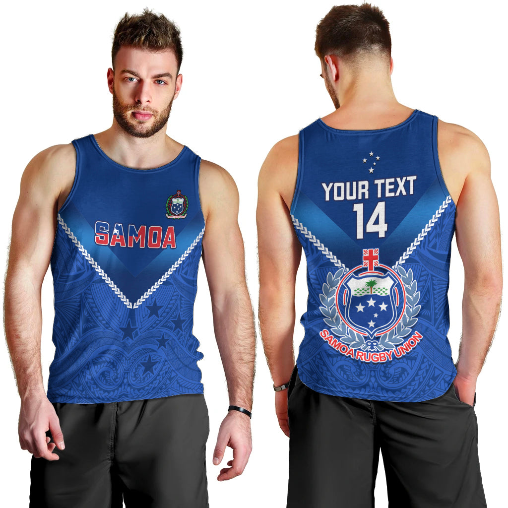Custom Samoa Rugby Men Tank Top 2023 Go Manu Samoa - Wonder Print Shop