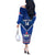 Custom Samoa Rugby Off The Shoulder Long Sleeve Dress 2023 Go Manu Samoa - Wonder Print Shop