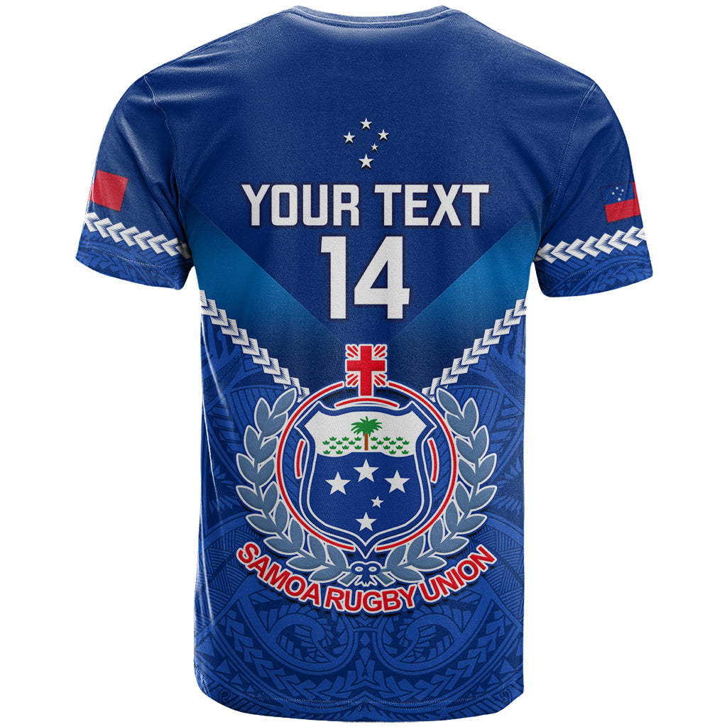 Custom Samoa Rugby T Shirt 2023 Go Manu Samoa - Wonder Print Shop