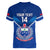 Custom Samoa Rugby Women V Neck T Shirt 2023 Go Manu Samoa - Wonder Print Shop