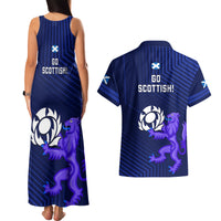 Scotland Rugby Couples Matching Tank Maxi Dress and Hawaiian Shirt 2023 Go Scottish - Wonder Print Shop