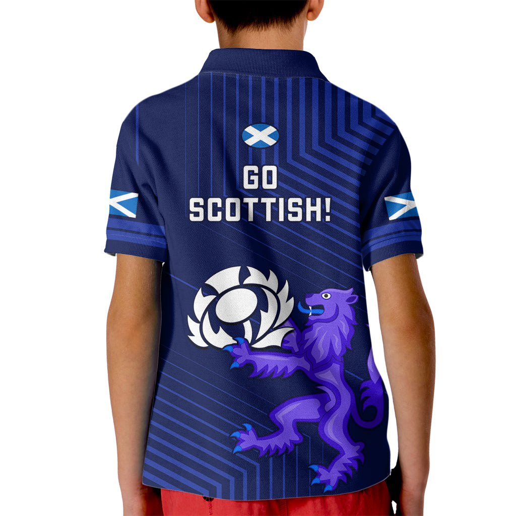 Scotland Rugby Kid Polo Shirt 2023 Go Scottish - Wonder Print Shop