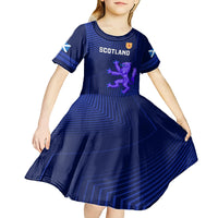 Scotland Rugby Kid Short Sleeve Dress 2023 Go Scottish - Wonder Print Shop