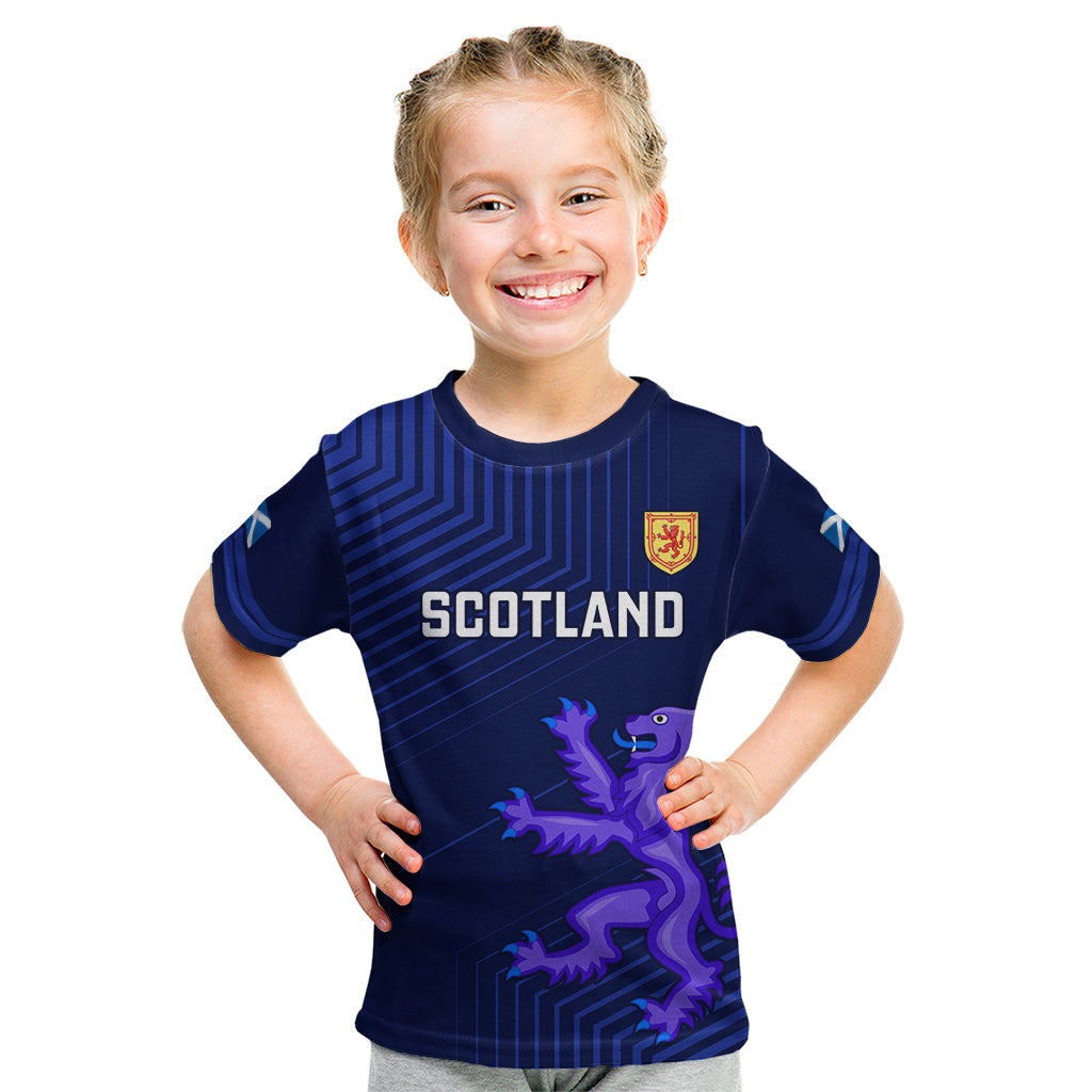 Scotland Rugby Kid T Shirt 2023 Go Scottish - Wonder Print Shop