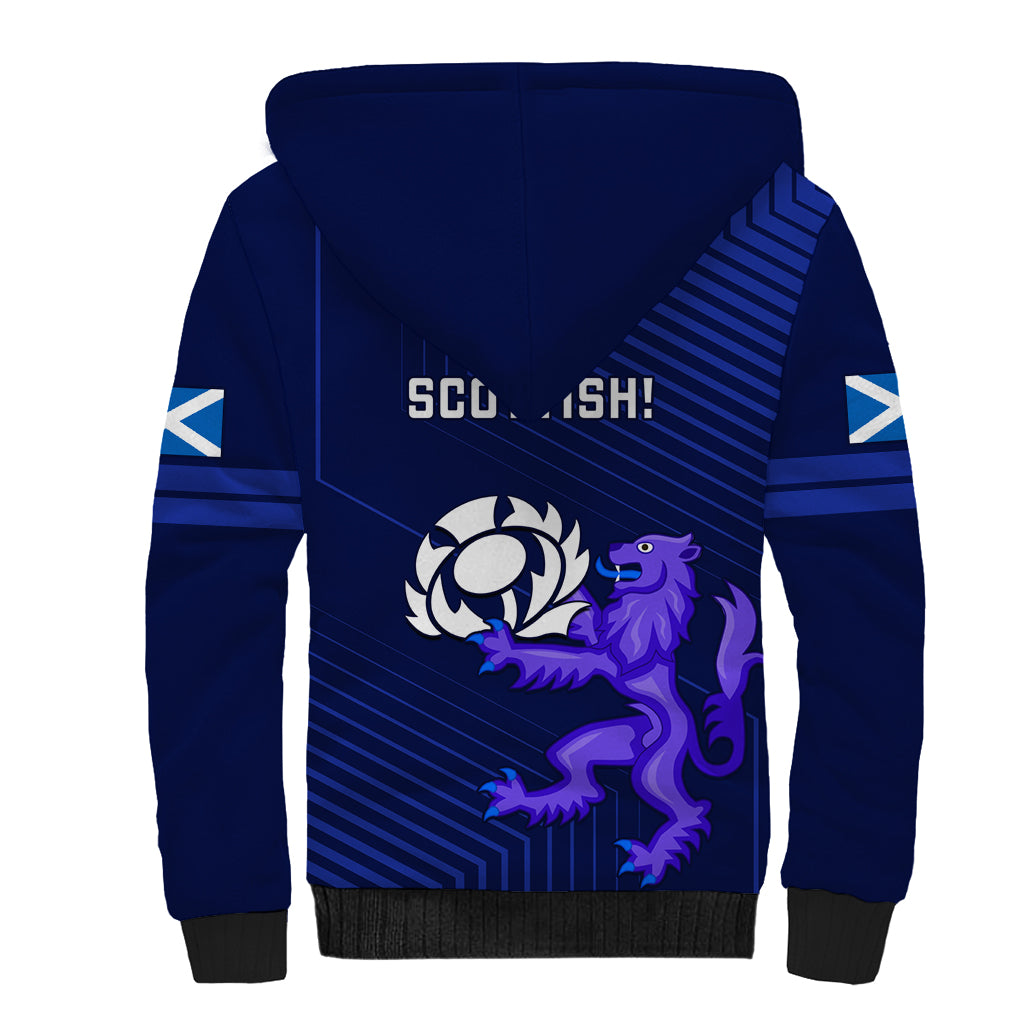 Scotland Rugby Sherpa Hoodie 2023 Go Scottish - Wonder Print Shop