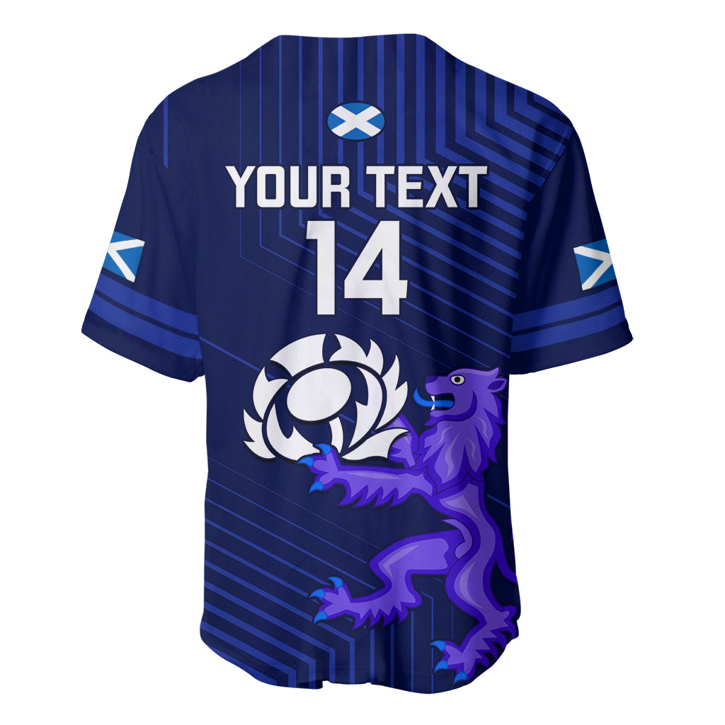 Custom Scotland Rugby Baseball Jersey 2023 Go Scottish - Wonder Print Shop
