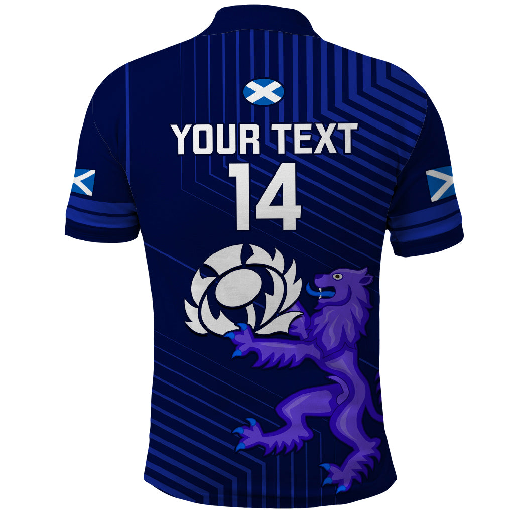 Custom Scotland Rugby Polo Shirt 2023 Go Scottish - Wonder Print Shop