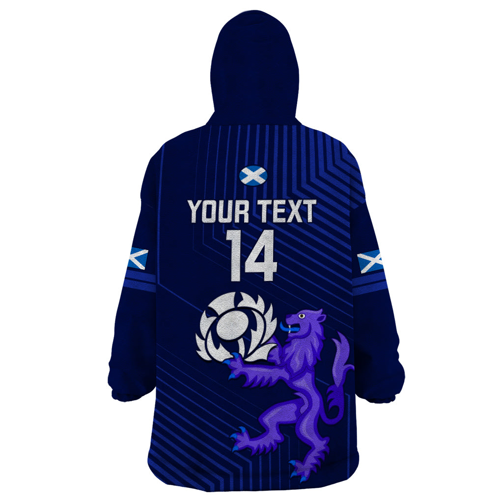 Custom Scotland Rugby Wearable Blanket Hoodie 2023 Go Scottish - Wonder Print Shop