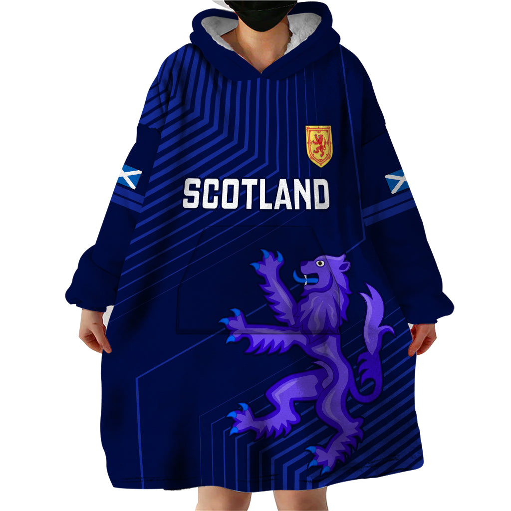 Custom Scotland Rugby Wearable Blanket Hoodie 2023 Go Scottish - Wonder Print Shop