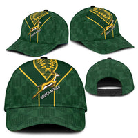 South Africa Rugby Classic Cap Go Champions Springboks Kente Pattern