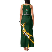 South Africa Rugby Family Matching Tank Maxi Dress and Hawaiian Shirt 2023 Go Champions World Cup Springboks - Wonder Print Shop