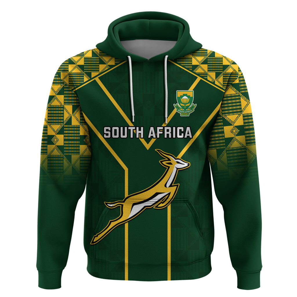 Custom South Africa Rugby Hoodie 2023 Go Springboks World Cup LT14