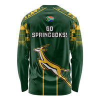 South Africa Rugby Long Sleeve Shirt 2023 Go Champions World Cup Springboks - Wonder Print Shop