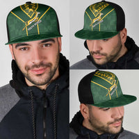 South Africa Rugby Mesh Trucker Cap Go Champions Springboks Kente Pattern