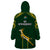 South Africa Rugby Wearable Blanket Hoodie 2023 Go Champions World Cup Springboks - Wonder Print Shop
