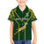 Custom South Africa Rugby Family Matching Off Shoulder Maxi Dress and Hawaiian Shirt 2023 Go Champions World Cup Springboks - Wonder Print Shop