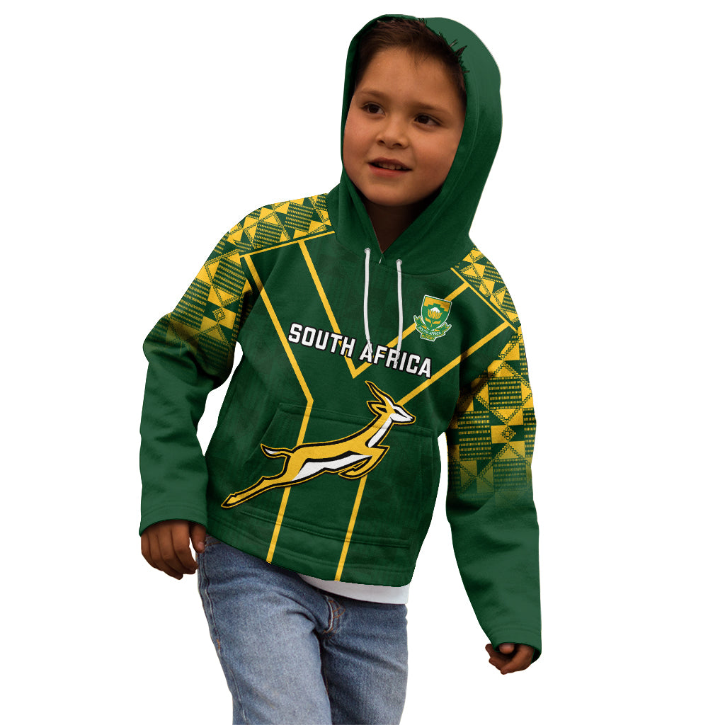 Custom South Africa Rugby Kid Hoodie 2023 Go Champions World Cup Springboks - Wonder Print Shop