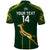 Custom South Africa Rugby Polo Shirt 2023 Go Springboks World Cup LT14