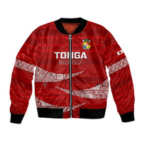 Tonga Rugby Bomber Jacket 2023 Ikale Tahi Tongan Ngatu Pattern - Wonder Print Shop
