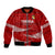 Tonga Rugby Bomber Jacket 2023 Ikale Tahi Tongan Ngatu Pattern - Wonder Print Shop
