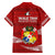Tonga Rugby Family Matching Puletasi Dress and Hawaiian Shirt 2023 Ikale Tahi Tongan Ngatu Pattern - Wonder Print Shop