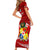 Tonga Rugby Family Matching Short Sleeve Bodycon Dress and Hawaiian Shirt 2023 Ikale Tahi Tongan Ngatu Pattern - Wonder Print Shop