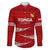 Tonga Rugby Family Matching Summer Maxi Dress and Hawaiian Shirt 2023 Ikale Tahi Tongan Ngatu Pattern - Wonder Print Shop