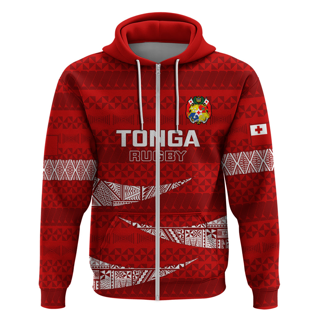 Tonga Rugby Hoodie 2023 Ikale Tahi Tongan Ngatu Pattern - Wonder Print Shop