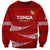 Tonga Rugby Sweatshirt 2023 Ikale Tahi Tongan Ngatu Pattern - Wonder Print Shop