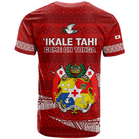 Tonga Rugby T Shirt 2023 Ikale Tahi Tongan Ngatu Pattern - Wonder Print Shop