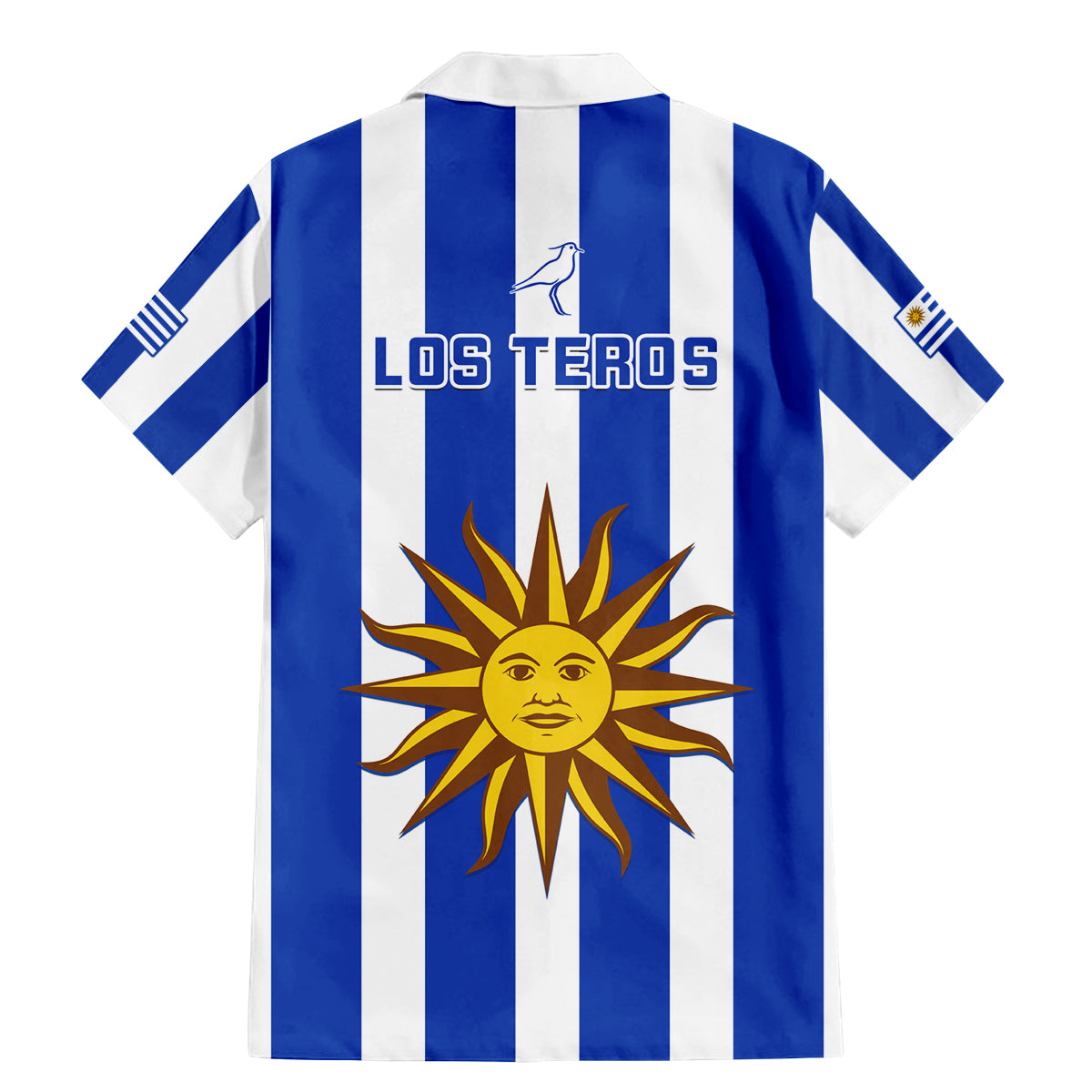 Uruguay Rugby Family Matching Mermaid Dress and Hawaiian Shirt Go Los Teros Flag Style - Wonder Print Shop