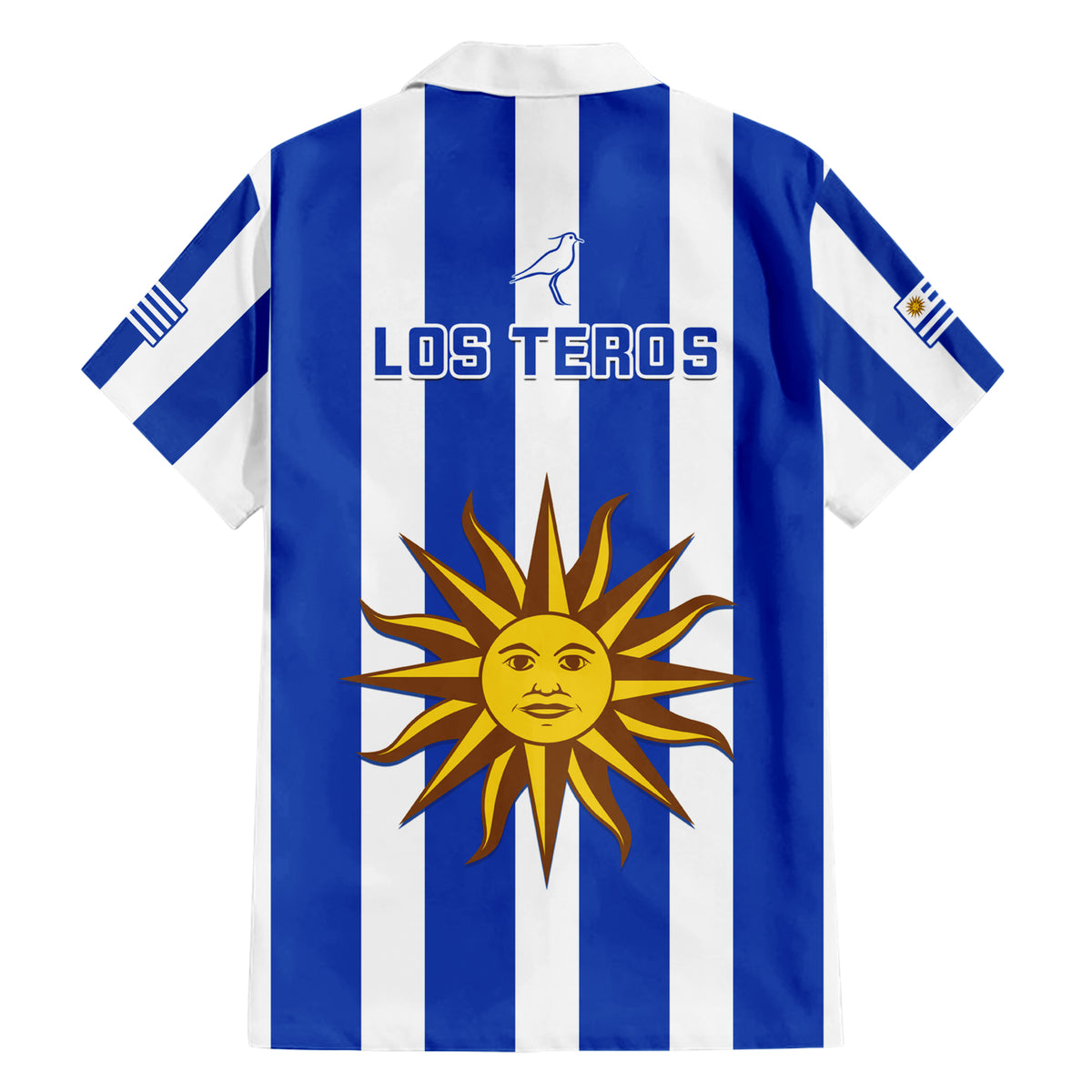 Uruguay Rugby Hawaiian Shirt Go Los Teros Flag Style - Wonder Print Shop