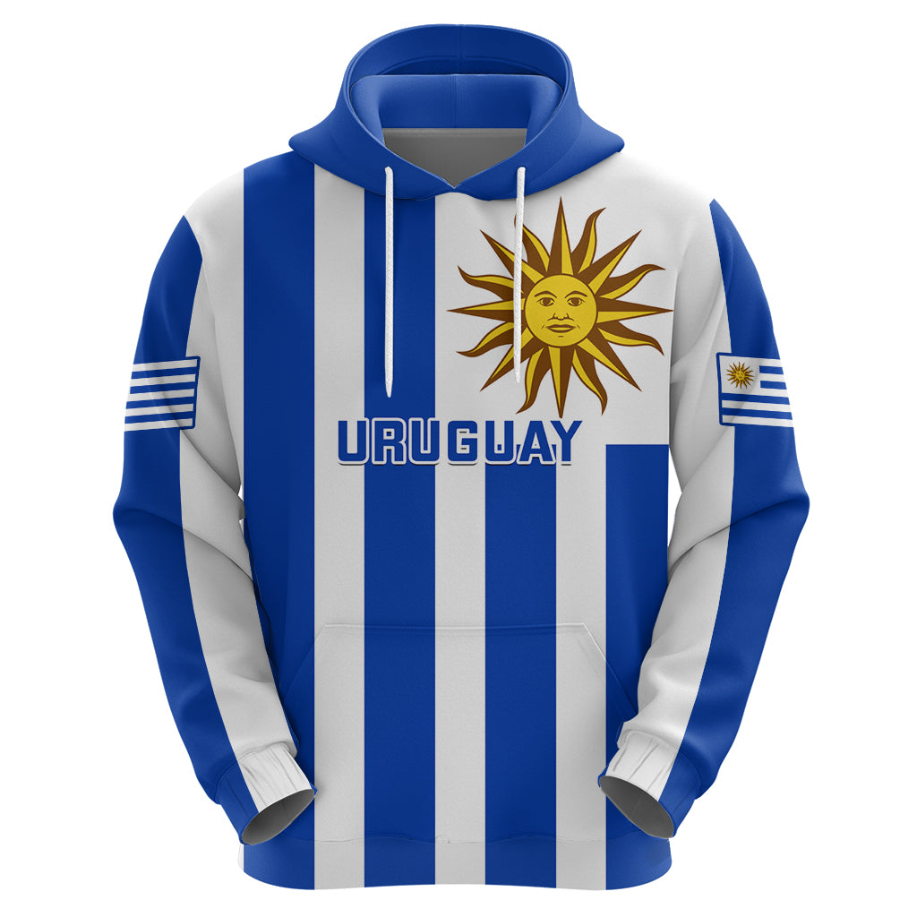 Uruguay Rugby Hoodie Go Los Teros Flag Style - Wonder Print Shop