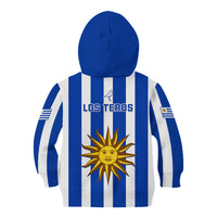 Uruguay Rugby Kid Hoodie Go Los Teros Flag Style - Wonder Print Shop