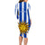 Uruguay Rugby Long Sleeve Bodycon Dress Go Los Teros Flag Style - Wonder Print Shop
