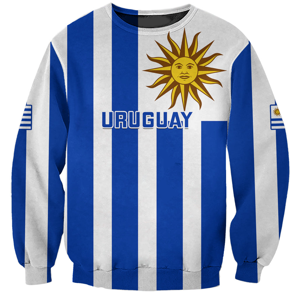Uruguay Rugby Sweatshirt Go Los Teros Flag Style - Wonder Print Shop