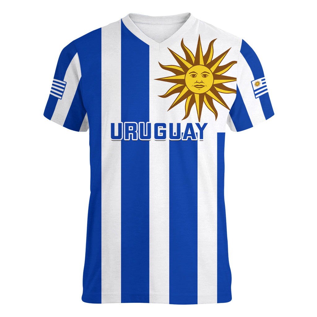 uruguay-rugby-women-v-neck-t-shirt-go-los-teros-flag-style