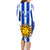 Custom Uruguay Rugby Family Matching Long Sleeve Bodycon Dress and Hawaiian Shirt Go Los Teros Flag Style - Wonder Print Shop