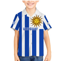 Custom Uruguay Rugby Family Matching Mermaid Dress and Hawaiian Shirt Go Los Teros Flag Style - Wonder Print Shop