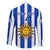 Custom Uruguay Rugby Family Matching Off Shoulder Long Sleeve Dress and Hawaiian Shirt Go Los Teros Flag Style - Wonder Print Shop