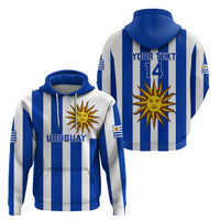 Custom Uruguay Rugby Hoodie Go Los Teros Flag Style - Wonder Print Shop