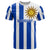 Custom Uruguay Rugby T Shirt Go Los Teros Flag Style - Wonder Print Shop