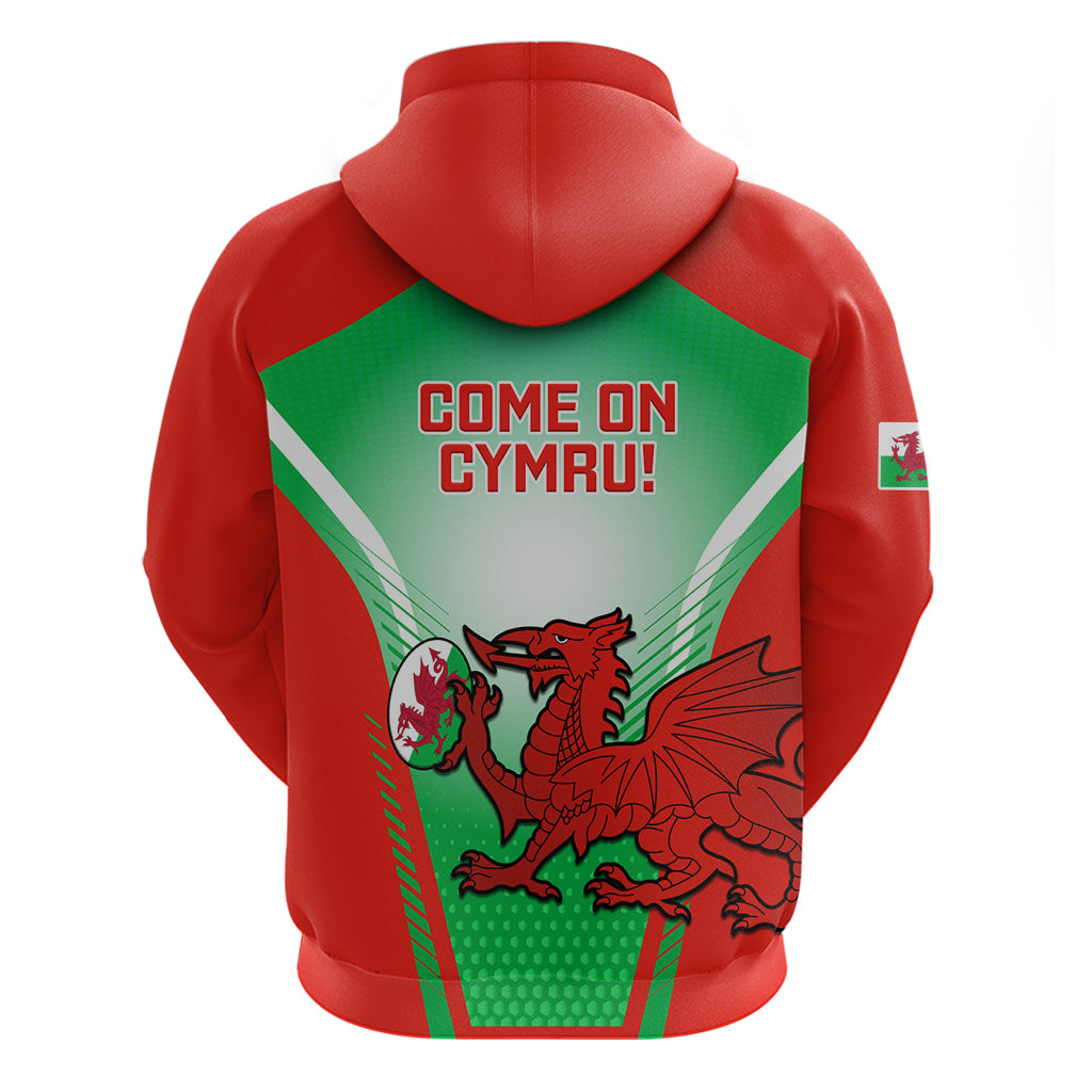 Wales Rugby Hoodie 2023 Come On Cymru Champions World Cup - Wonder Print Shop