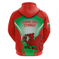 Wales Rugby Hoodie 2023 Come On Cymru Champions World Cup - Wonder Print Shop
