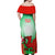 Wales Rugby Off Shoulder Maxi Dress 2023 Come On Cymru Champions World Cup - Wonder Print Shop
