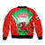 Wales Rugby Sleeve Zip Bomber Jacket 2023 Come On Cymru Champions World Cup - Wonder Print Shop