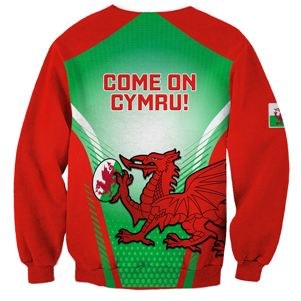 Wales Rugby Sweatshirt 2023 Come On Cymru Champions World Cup - Wonder Print Shop