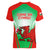 Wales Rugby Women V Neck T Shirt 2023 Come On Cymru Champions World Cup - Wonder Print Shop
