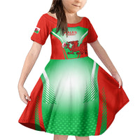 Custom Wales Rugby Family Matching Mermaid Dress and Hawaiian Shirt 2023 Come On Cymru Champions World Cup - Wonder Print Shop