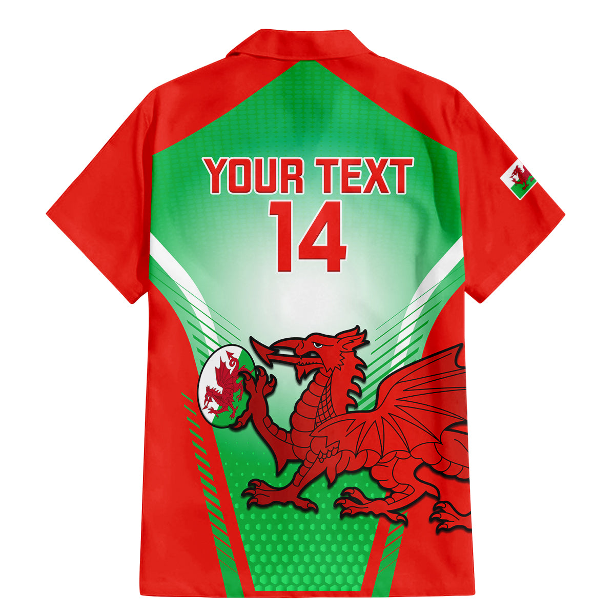 Custom Wales Rugby Family Matching Mermaid Dress and Hawaiian Shirt 2023 Come On Cymru Champions World Cup - Wonder Print Shop